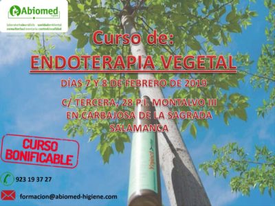 Curso endoterapia vegetal- Febrero de 2019